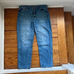 Straight leg Blue Denim Jeans